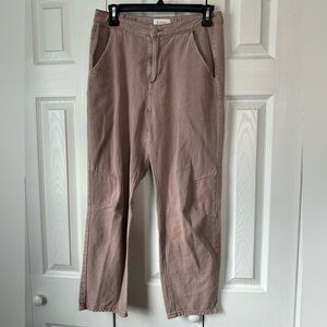 Bohme Women's Dusty Rose Casual Trousers 100% cotton